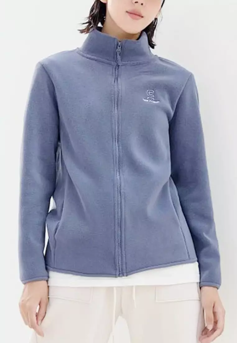 Relaxed outlet fleece cardigan
