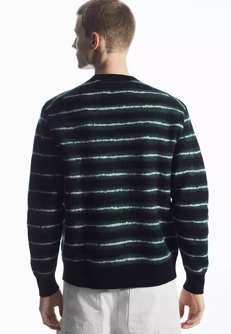 線上選購Cos 條紋Boiled-羊毛Jumper | ZALORA 台灣