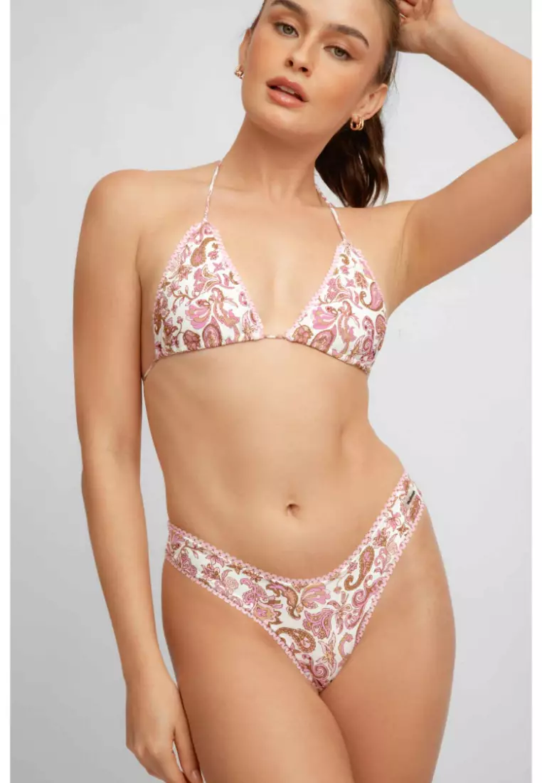 Martini Triangle Bikini Top / Desert Rose