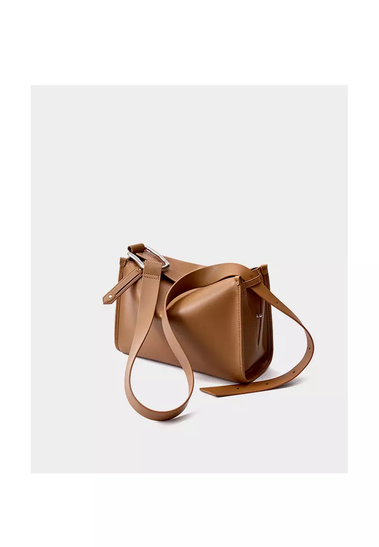 Simple Leather Messenger Bag