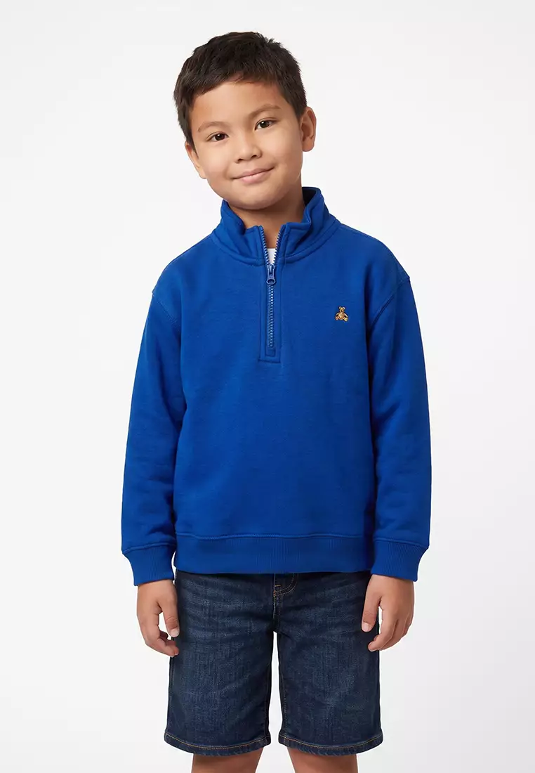 Buy GAP Vintage Soft Quarter-Zip Pullover Sweatshirt 2026 Online