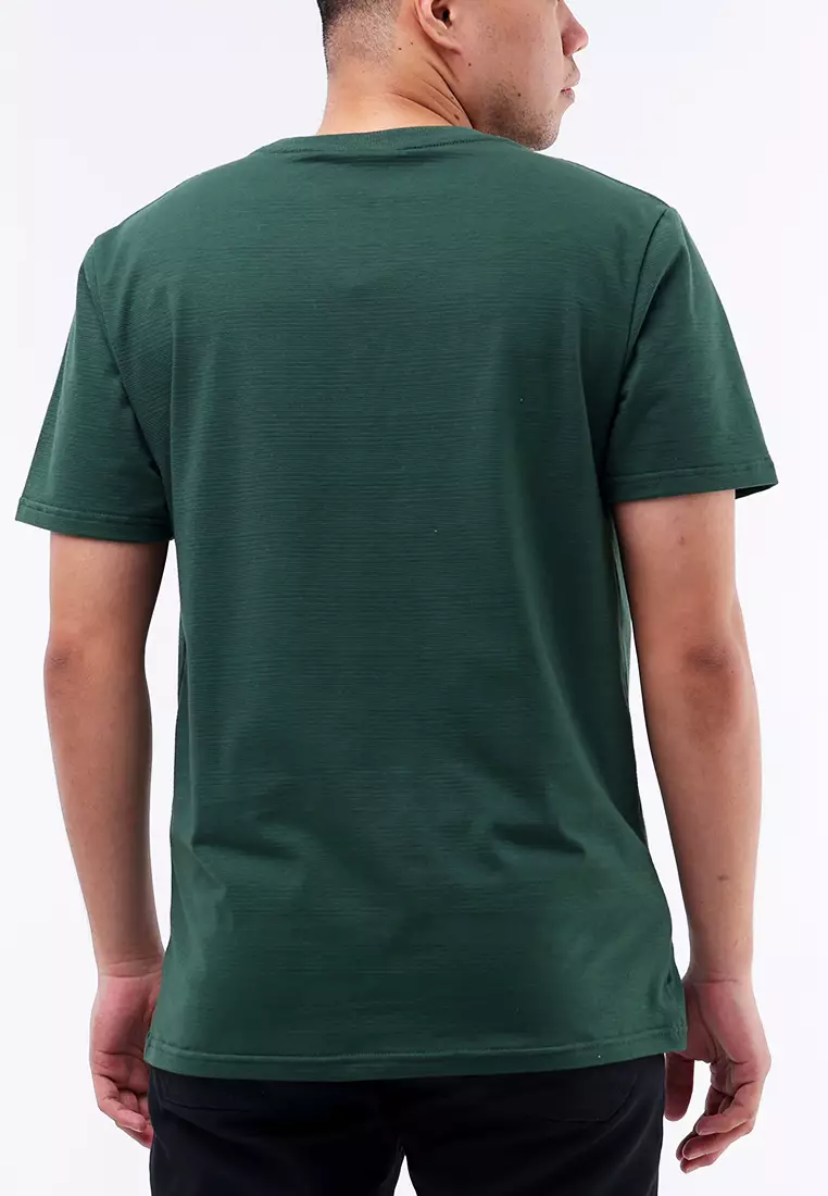 Round Neck Crazyline Short Sleeves T-Shirt