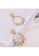 A-Excellence gold Golden Texture Round Hoop with Details Earrings 2DC11AC206E61EGS_5