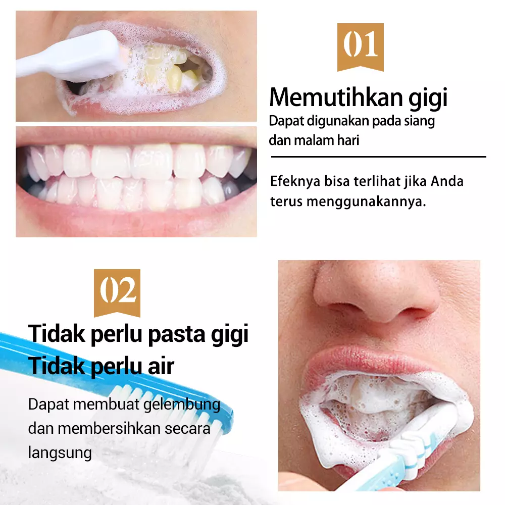 [BPOM] Breylee Teeth Whitening Powder - Mencerahkan Gigi (55 gr)