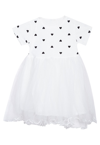 Shop Spring Fling Round Neck Hearts Dress Online On Zalora Philippines