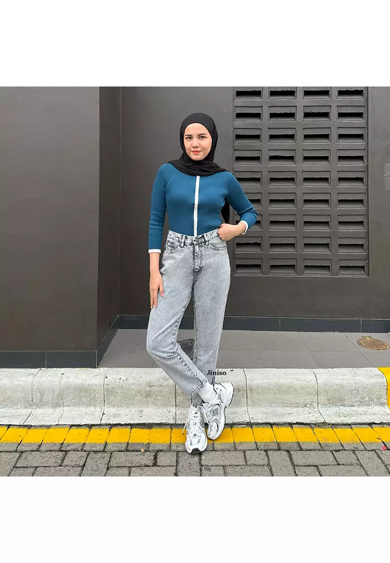 Highwaist Mom Jeans 360 BREAK FREE