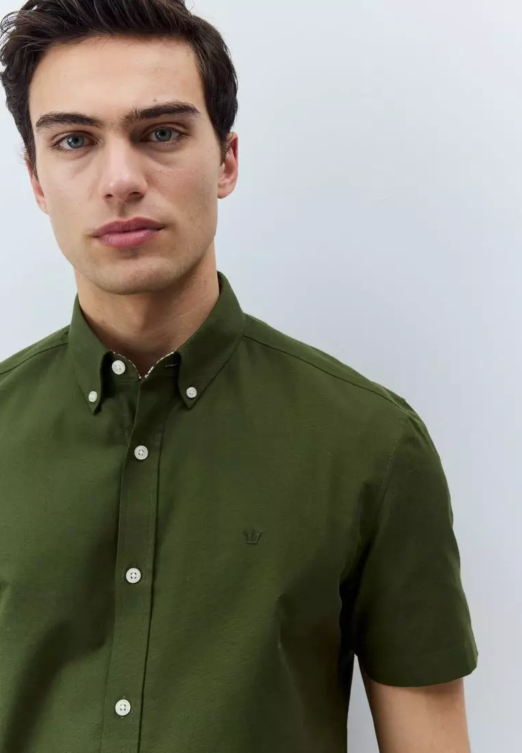 Stretch Oxford Short Sleeve Shirt