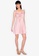 ZALORA BASICS pink Floral Gather Front Ruffle Mini Dress F435EAAF84CE28GS_4