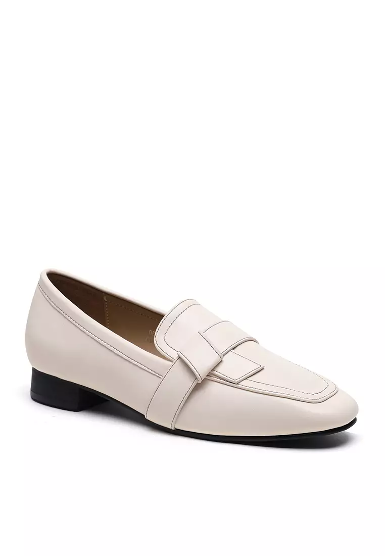 2.5CM Microfiber Leather Loafers TH925-6