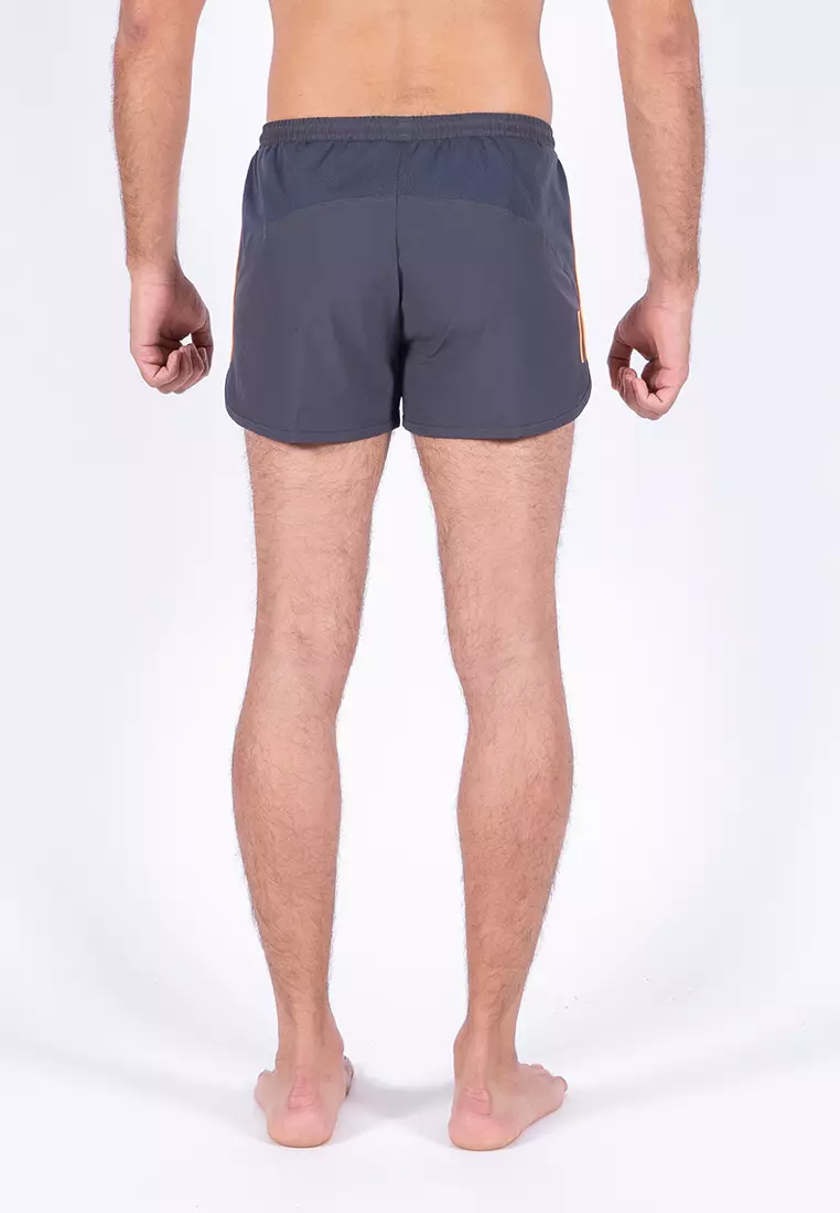 Amnig Men Aery 2" Running Shorts (Grey)