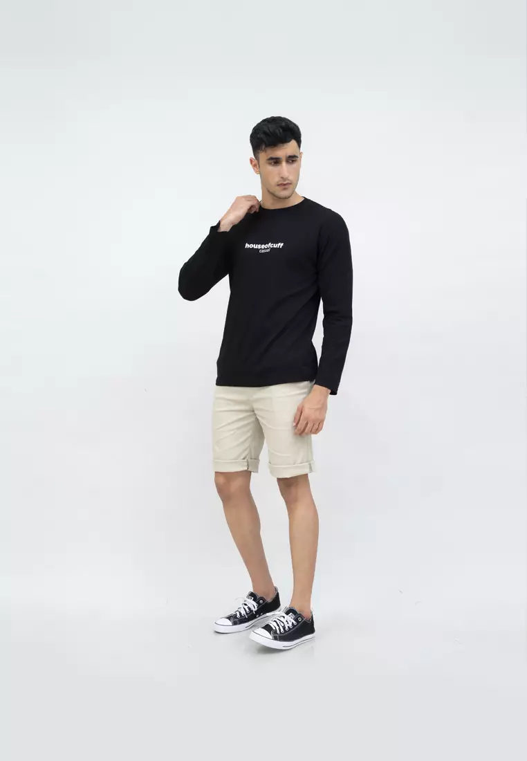 Kaos cotton combed lengan panjang pria unisex houseofcuff Scorpion