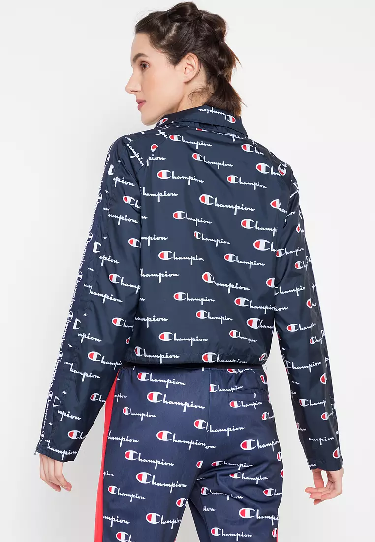 Buy Champion Cropped Coaches Jacket All Over Print 2024 Online