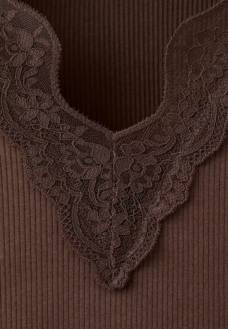 Lace Trim Top