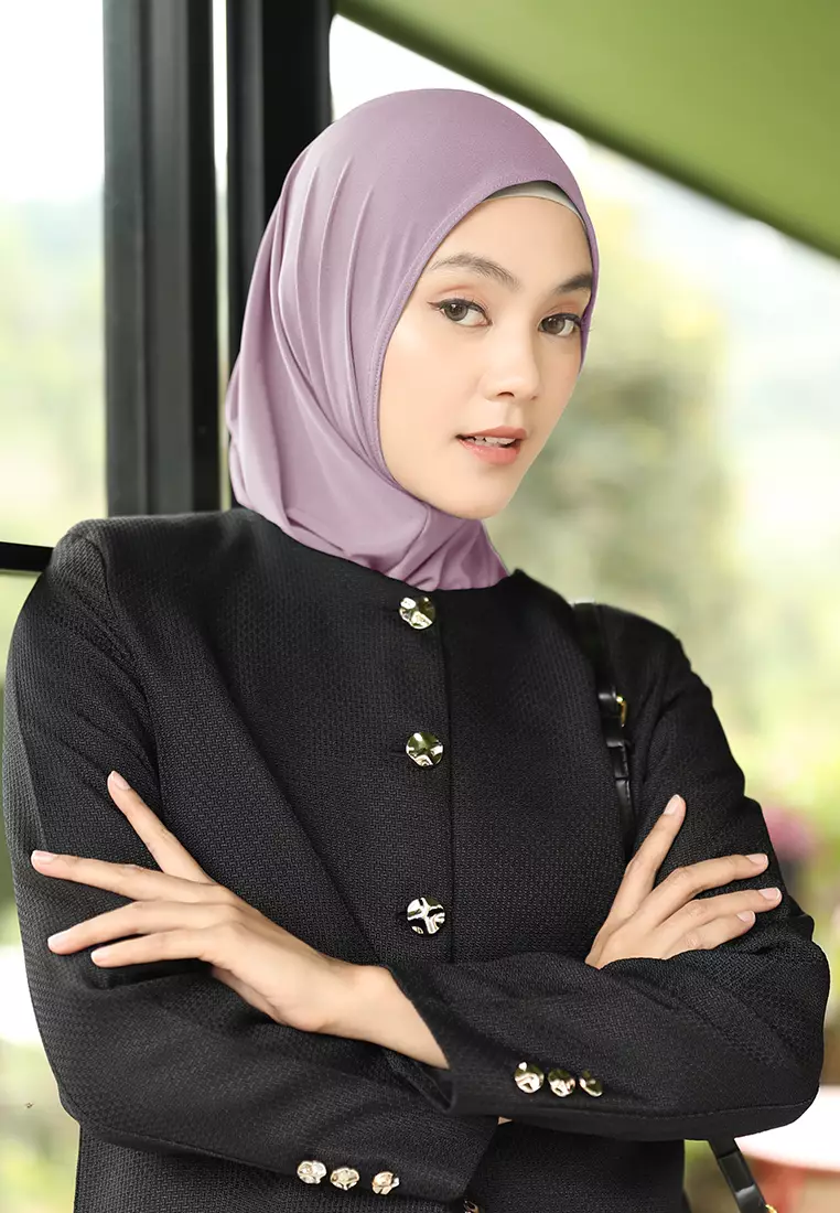 Zelena - Serena Bergo Instan | Hijab Instan - Misty Purple