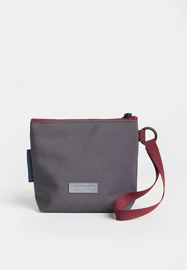 Tri-Tone Pouch with Wrist Strap
