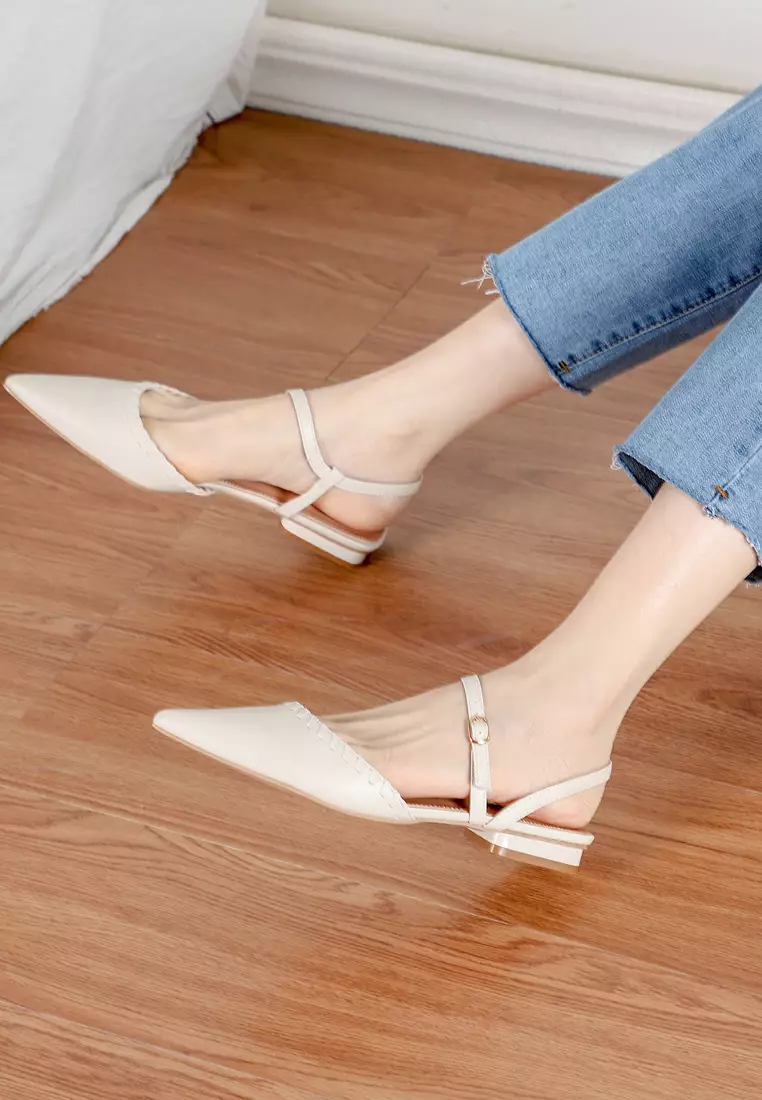 Low flat heels cheap