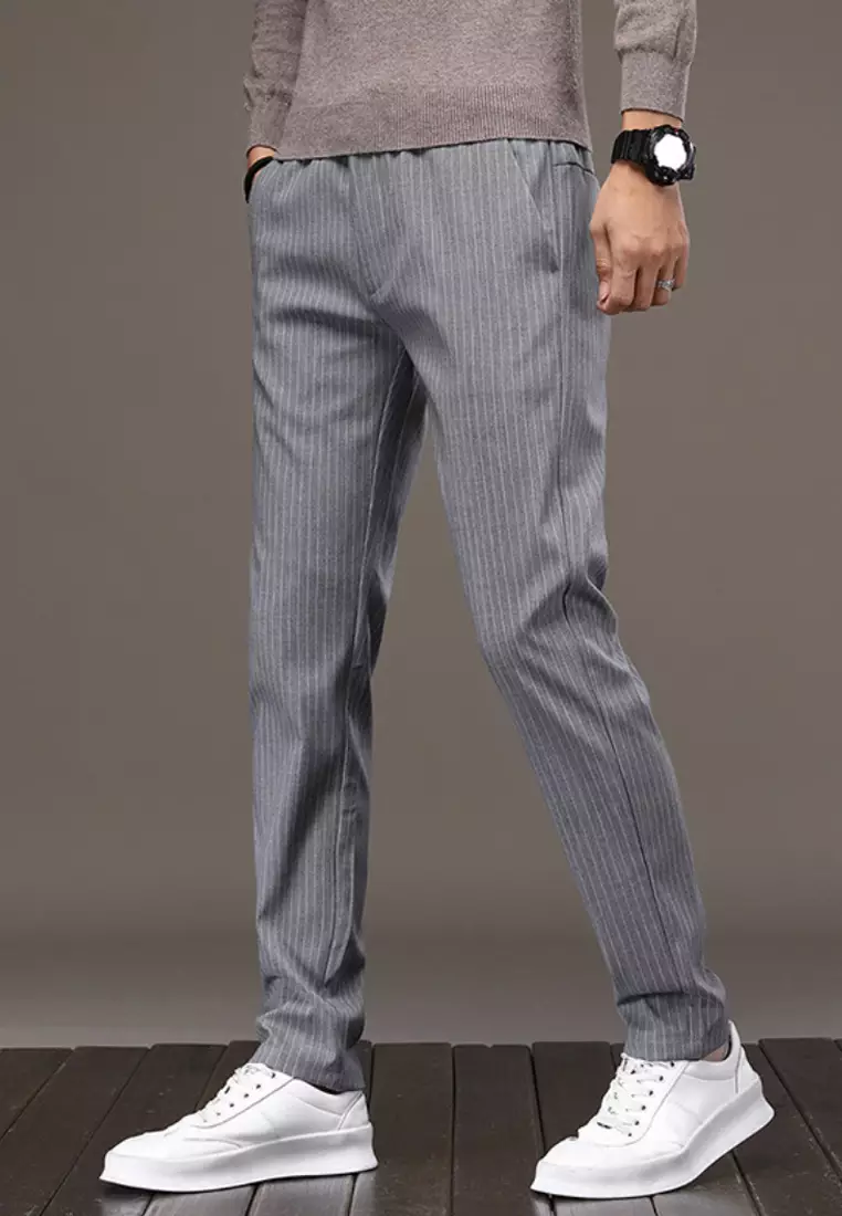 Casual striped pants online