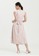 Cloth Inc pink Eve Belted Sleeveless Dress in Nude 15D1AAA6EAAF3FGS_2