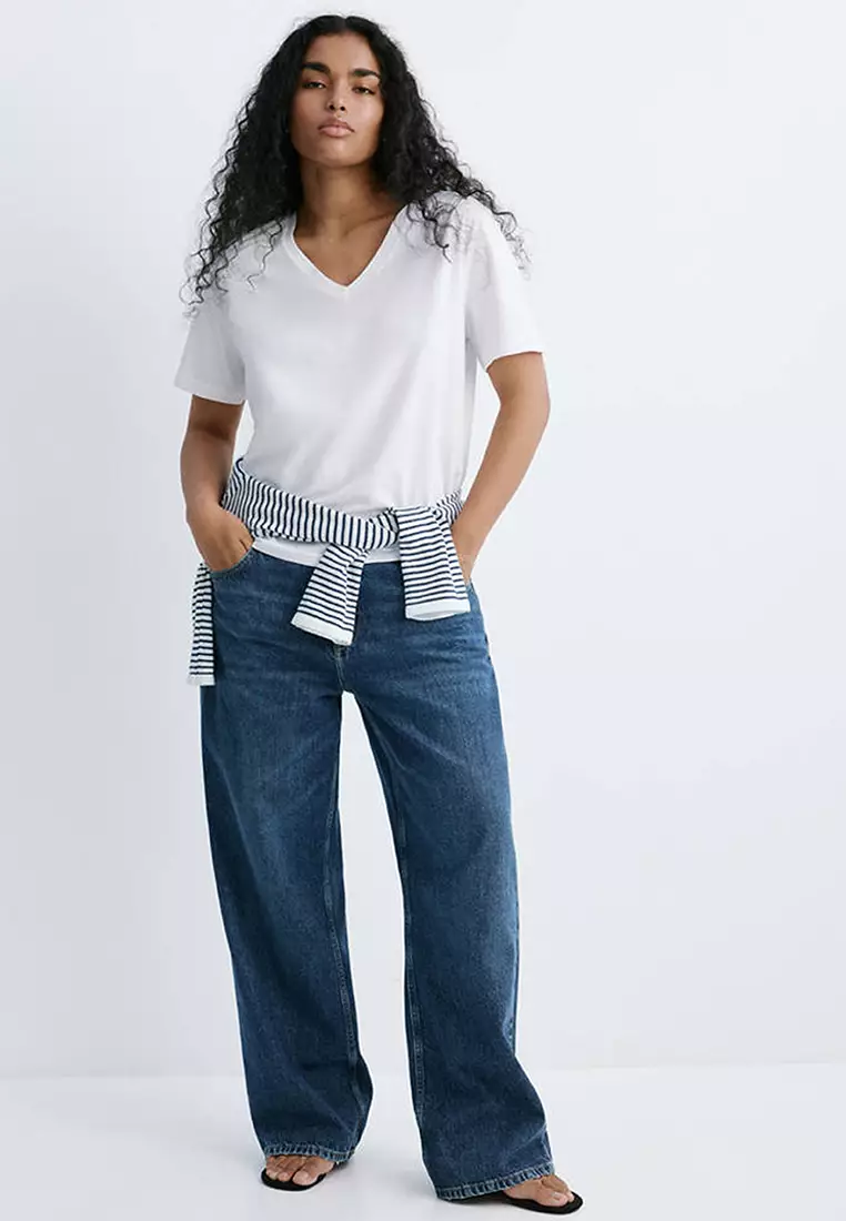 V-Neck Cotton T-Shirt