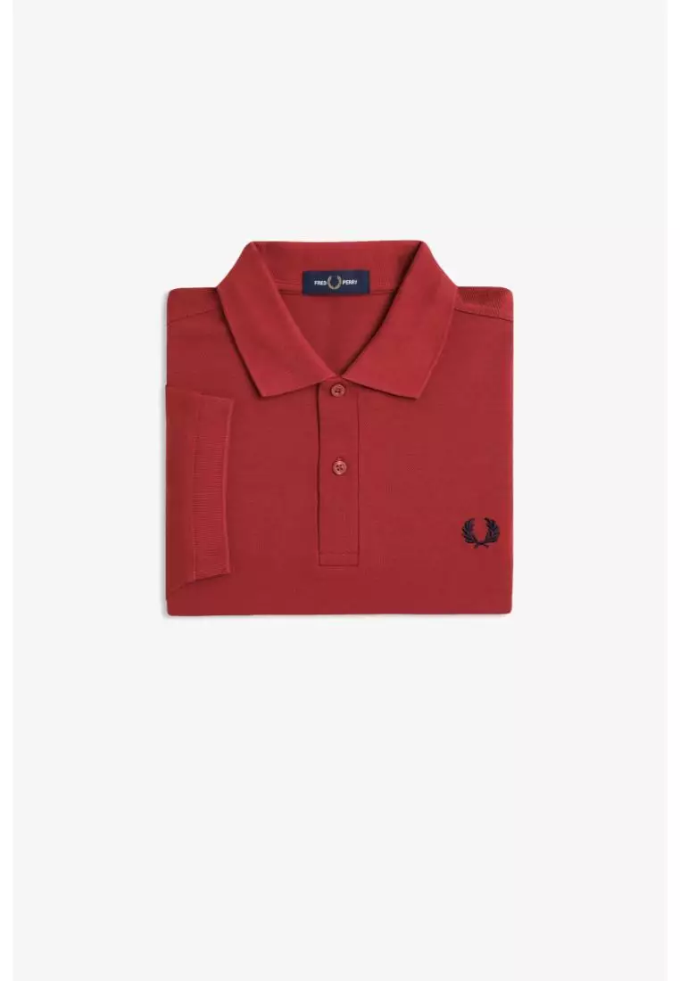 Fred Perry M6000 The Fred Perry Shirt (Burnt Red / Navy / Navy)