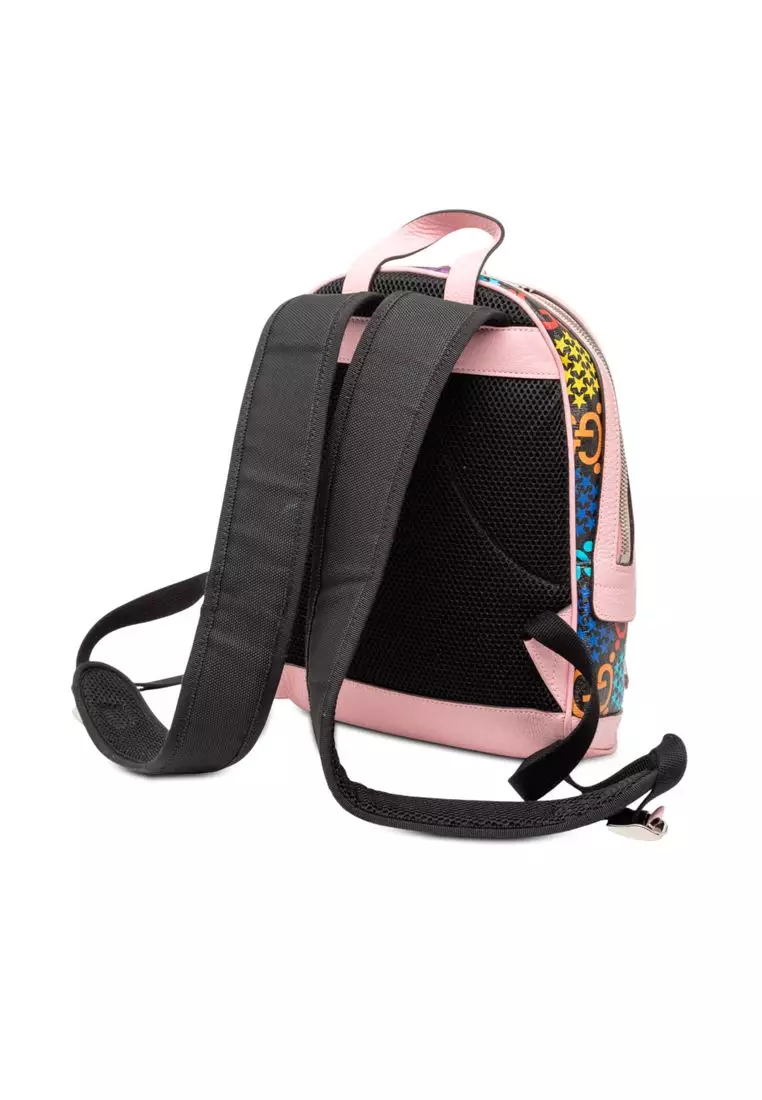 Buy Gucci Pre-Loved Gucci Gg Supreme Psychedelic Backpack  display picture 3