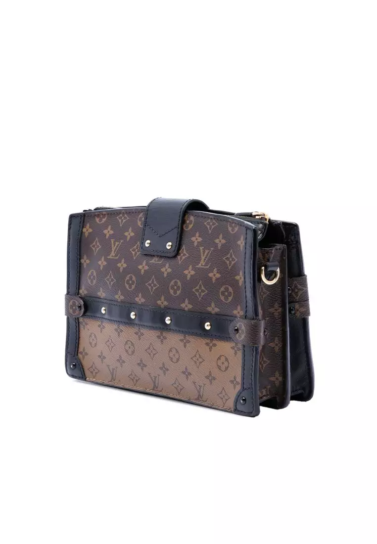 Pre-Loved Louis Vuitton Monogram Reverse Trunk Clutch
