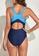 Its Me blue and navy Fashion Colorblock One Piece Swimsuit 6229BUS055E3ACGS_3