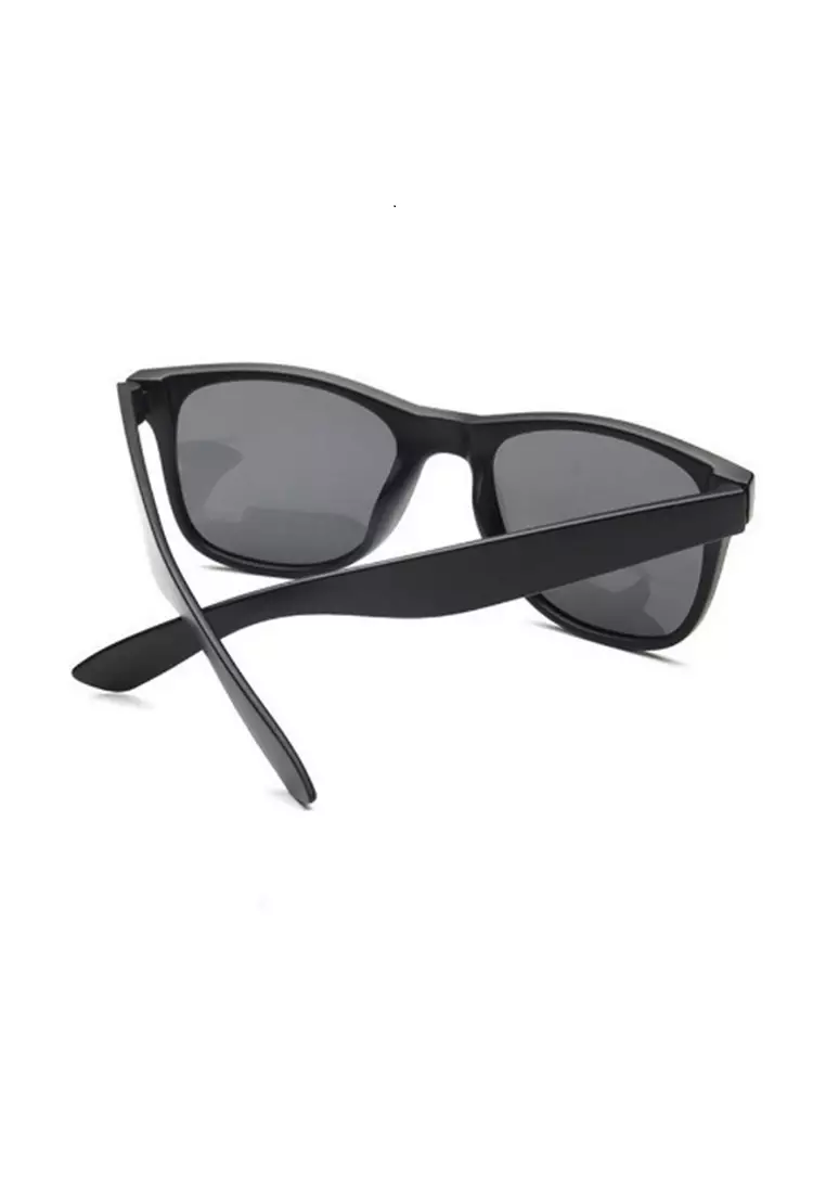 Mackenzie Kacamata Pria & Wanita Retro Style UV Protection Frame Material Plastic ORIGINAL - Black