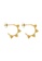 YOUNIQ gold YOUNIQ RAINIE 18K Gold Titanium Steel Super Star Statement Earrings ABB4BAC6470F9FGS_1