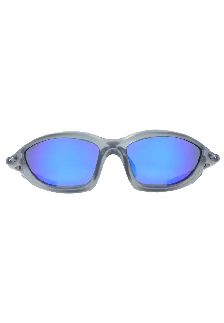 Icefish 2.0 Running/Cycling/Biking HD Polarized Sunglasses Unisex #77-S6 (S.Smoke/Blue)