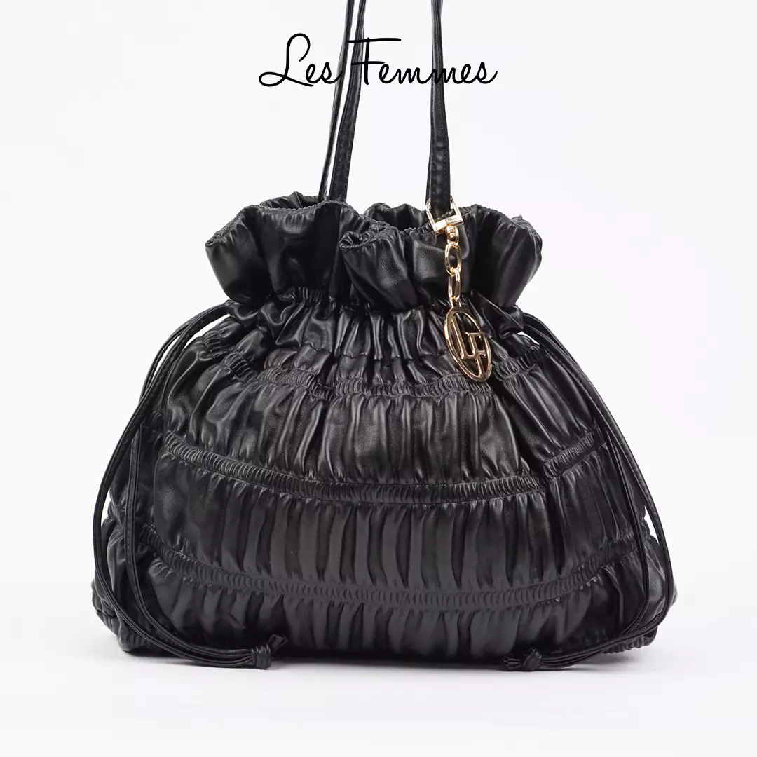 Tas Bahu Wanita Shoulder Bag Olive F37 2406004 Les Femmes