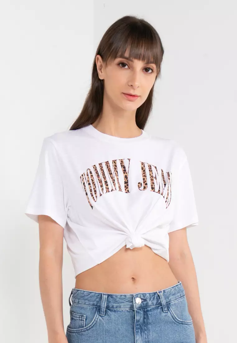 網上選購Tommy Hilfiger Classic Leo - 系列| Tommy 2024 Short T-Shirt Sleeve ZALORA香港 Jeans