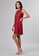Somerset Bay Lily- Elegant Deep Red Shift Dress In 3 Dimensional Vintage Lace E40F0AA4A49751GS_2