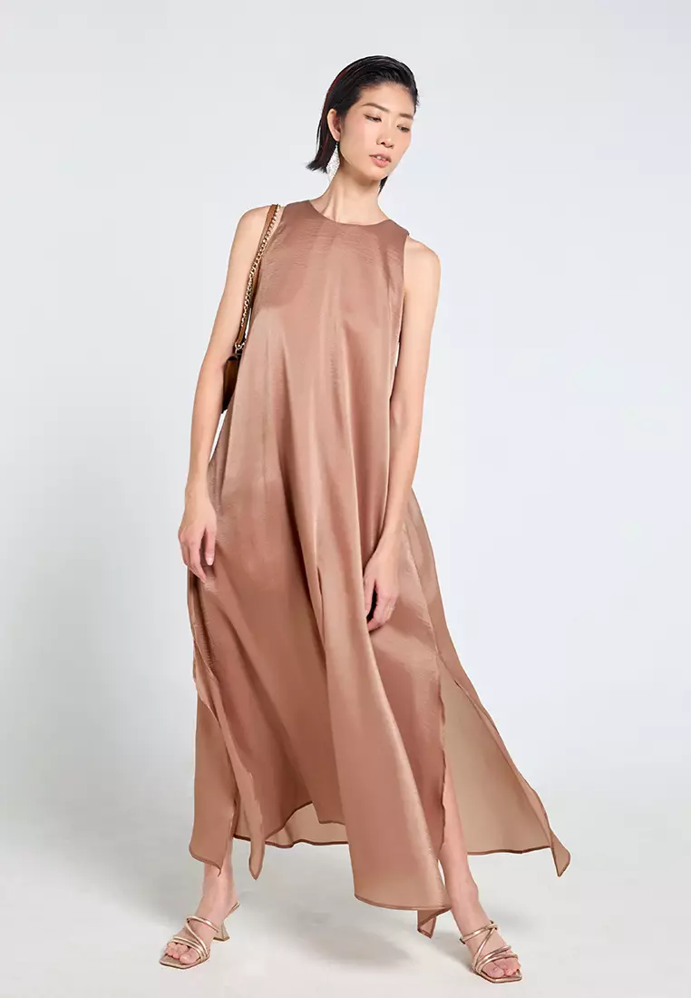 Silk Organza Maxi Dress