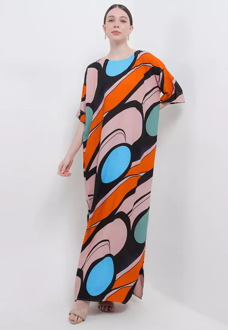 Longdress Thailand Style Motif Abstrak 6