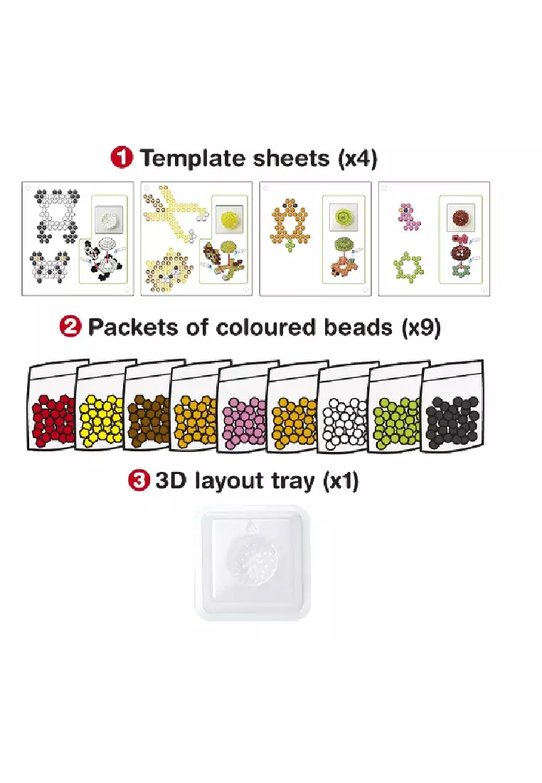 Jual Aquabeads Aquabeads 3D Animal Set Original 2023 | ZALORA Indonesia