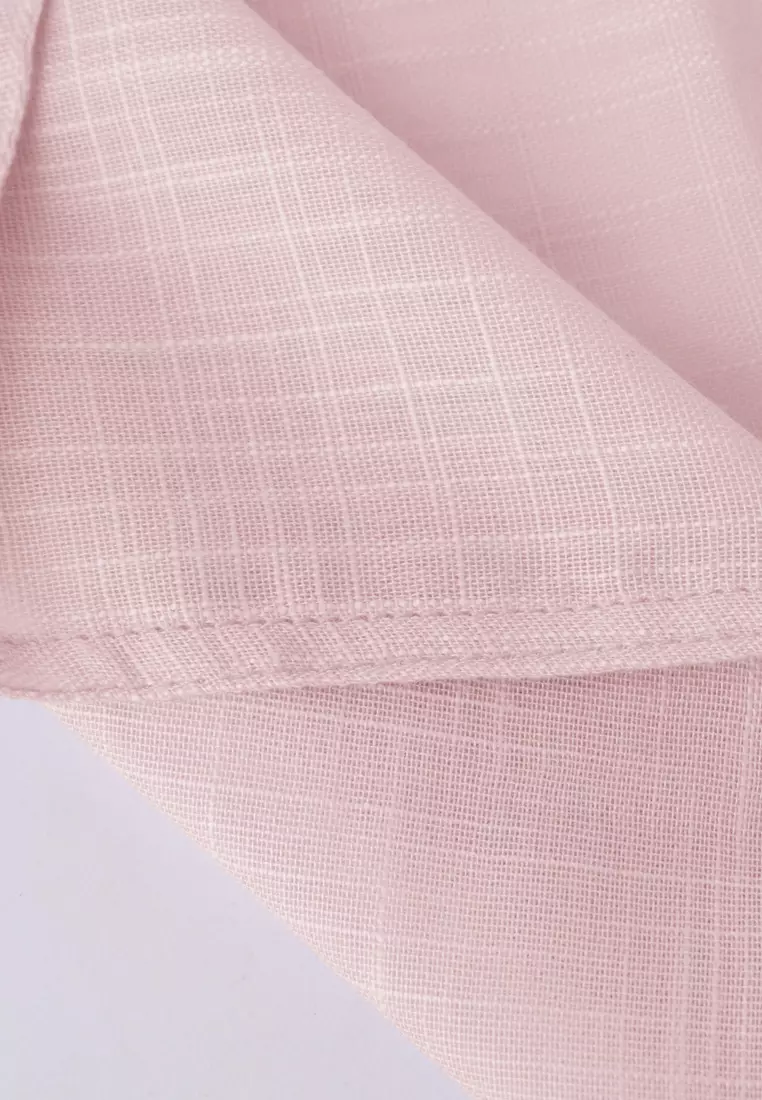 Cotton Bee - Nakeya Shawl | Hijab Pashmina | Viscose Linen - Deep Rose