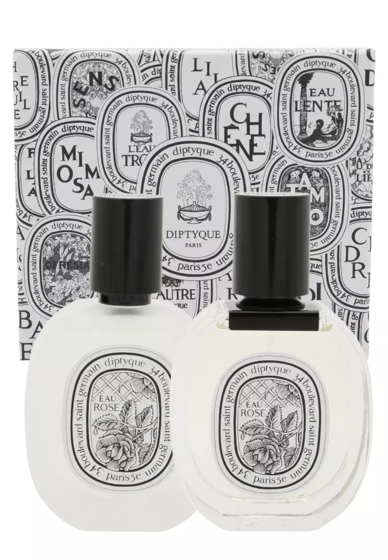 Diptyque DIPTYQUE SET WITH EAU ROSE HAIR MIST AND EAU ROSE EAU DE