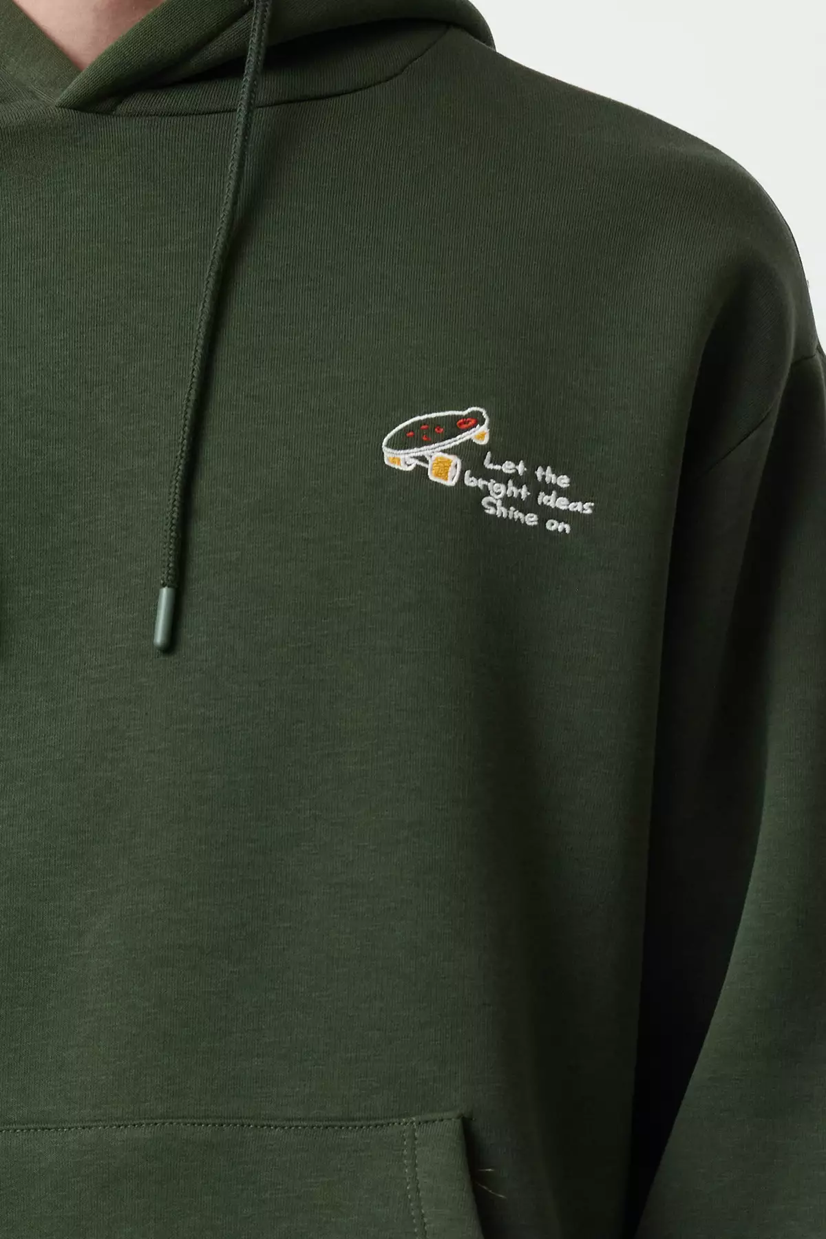 Slogan Printed Hoodie