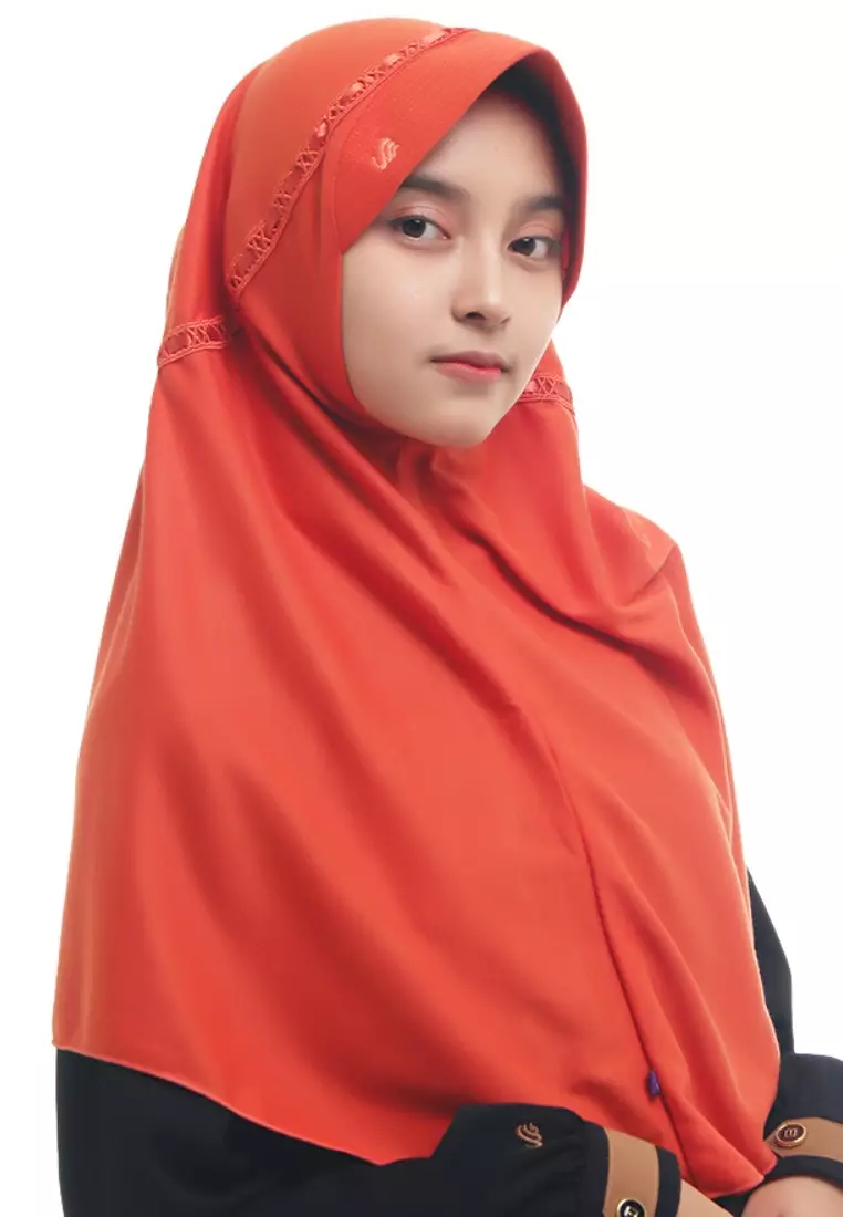 RABBANI - Kerudung Sekolah Instan Hemy KAA S - Summer Fig