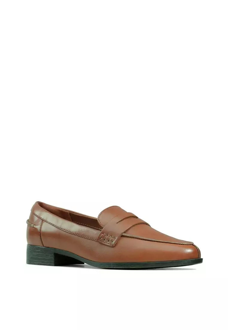Womens Hamble Loafers - Tan Leather
