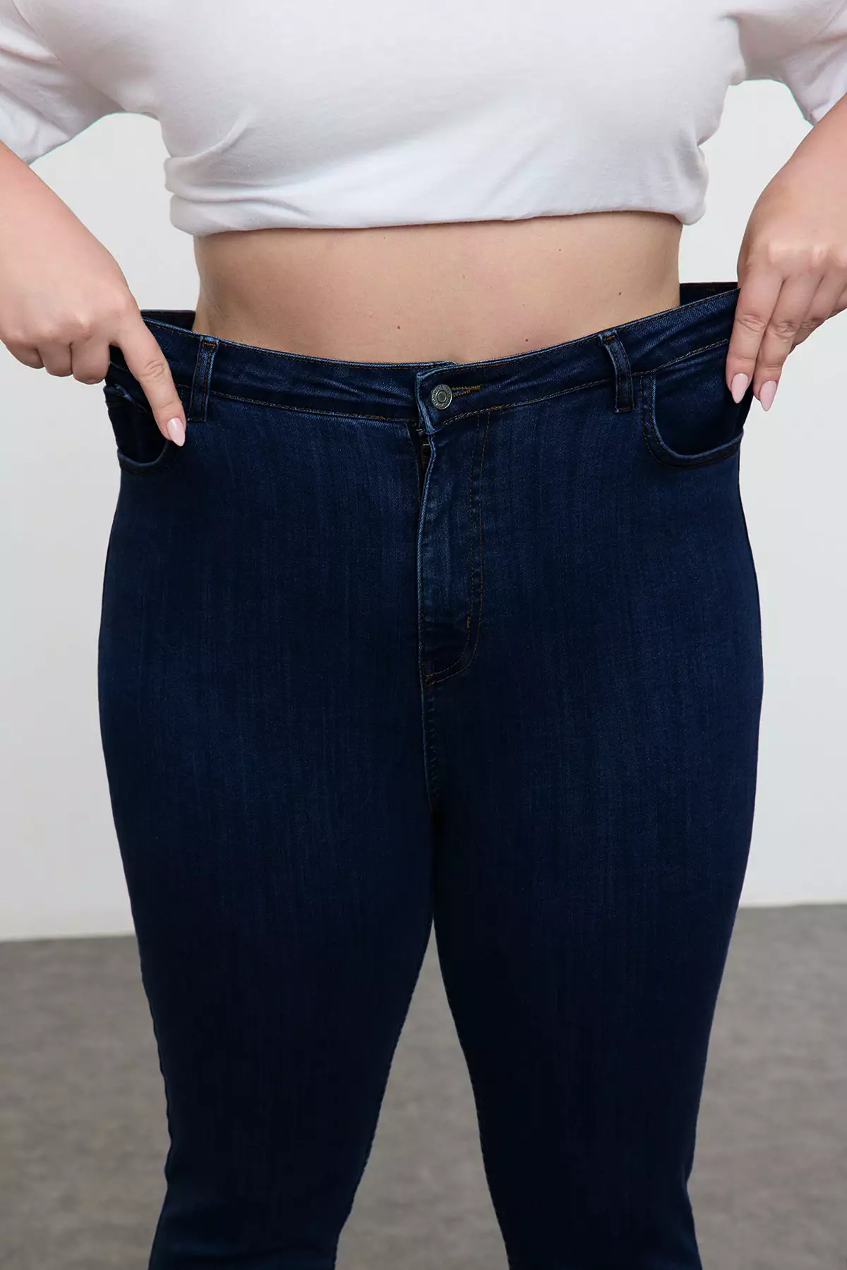 Blue Yuksel Waist Slimmer Plus Siz