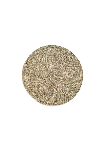 HOUZE ecoHOUZE Seagrass Round Rug - 60cm (Small) A604FHL5D1AC34GS_1