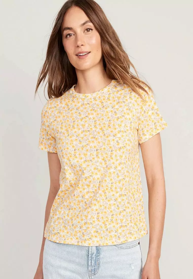 old navy yellow t shirt
