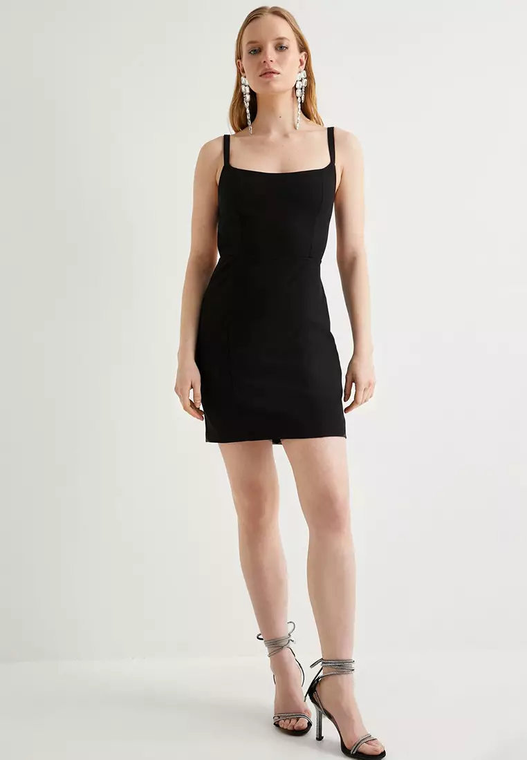 Open Back Mini Dress