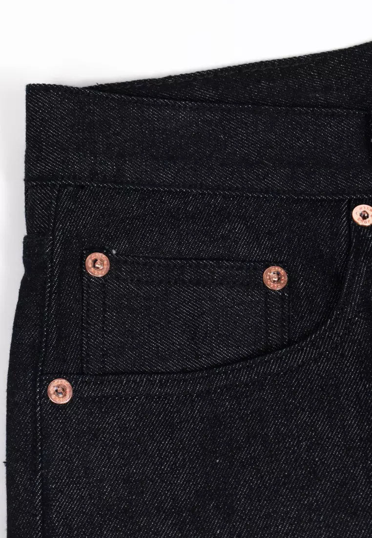 Used 1968 - 13oz Celana Panjang Pria Denim Selvedge Slim Straight Cut