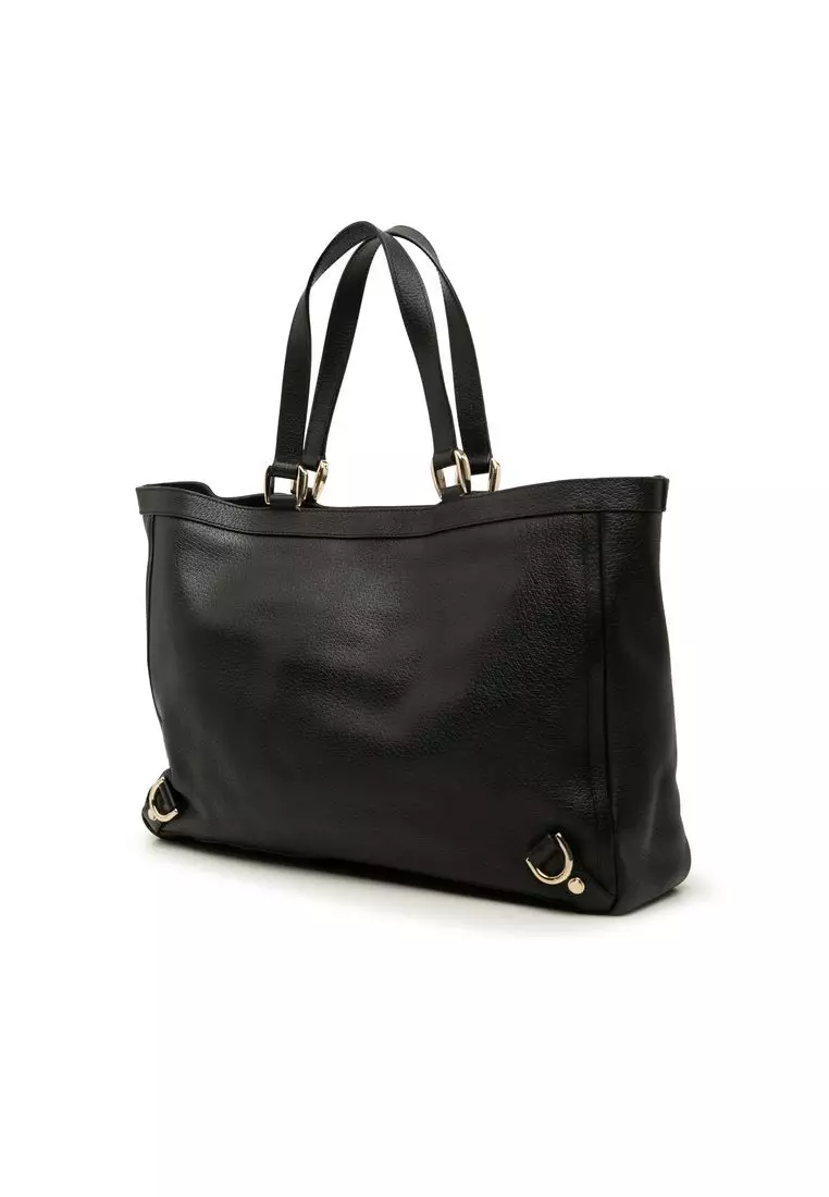 Pre-Loved Gucci Leather Abbey D Ring Tote