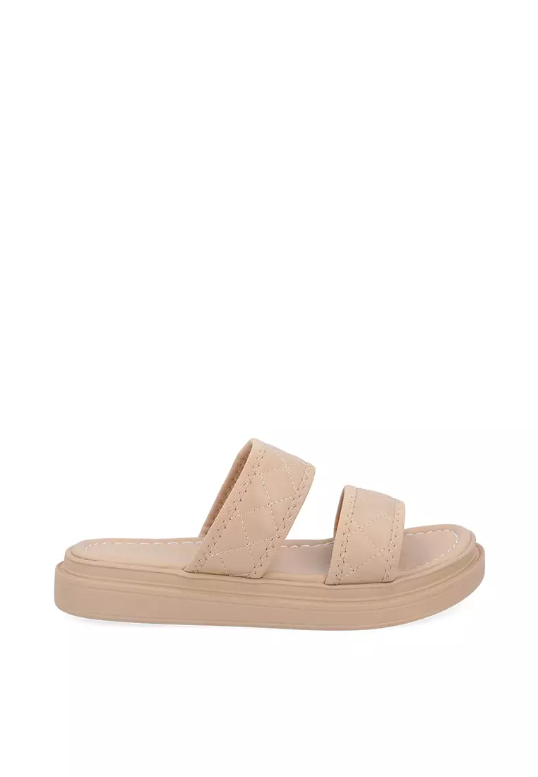 Discount on Carlo Rino  shoes - SKU: Medium Beige Trailer Sandal Flats