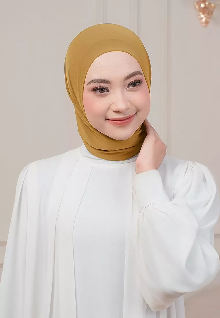 HIJAB INSTAN QIARA - HOT MUSTARD
