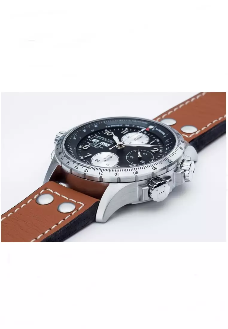 KHAKI AVIATION AUTOMATIC MEN WATCH 44mm - HMT-H77616533